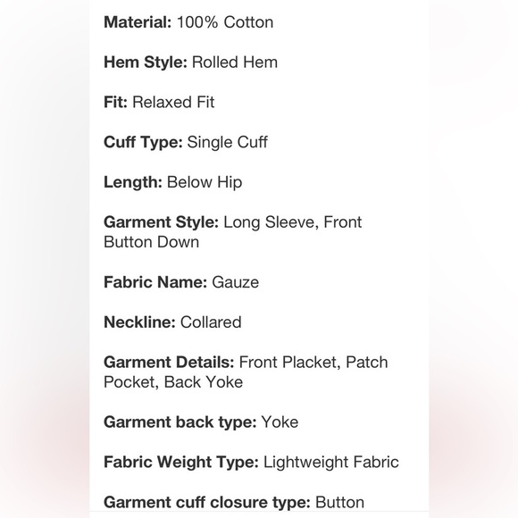 Women's Long Sleeve Gauzy Collared Button-Down Shirt Universal Thread
Blue new - Picture 5 of 5